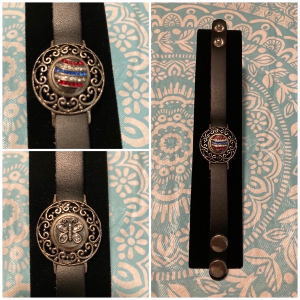 Signature Leather Bracelet Style Dots